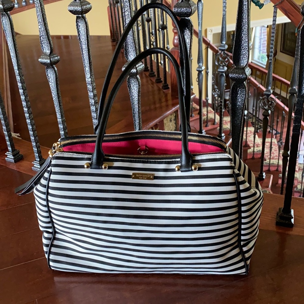 Kate Spade Striped Shopper Bag